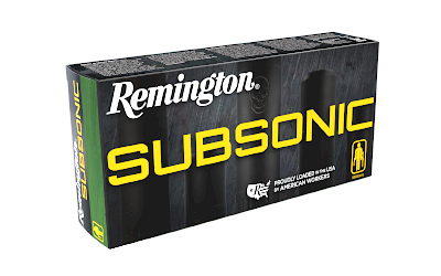 Remington Subsonic ammunition box packaging