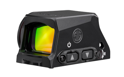 Compact red dot reflex sight with tinted lens