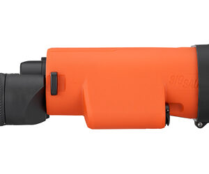 Orange handheld thermal monocular device