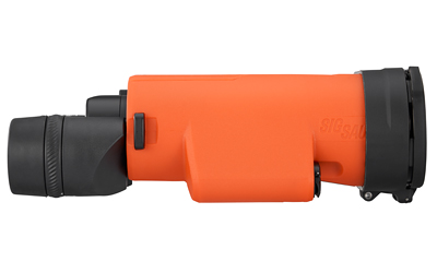 Orange handheld thermal monocular device