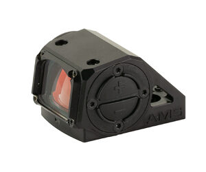 Compact black red dot sight optic