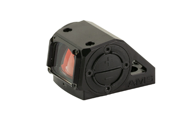 Compact black red dot sight optic