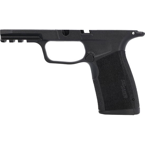 Black SIG Sauer pistol frame and grip