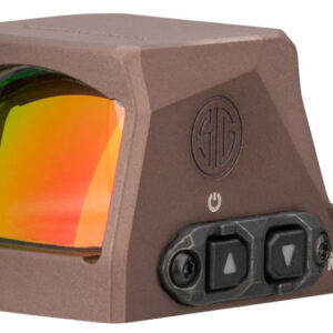 Compact red dot sight with reflective lens