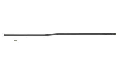 Long bent metal rod on white background