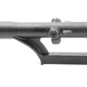 Vintage rifle scope with carry handle mount