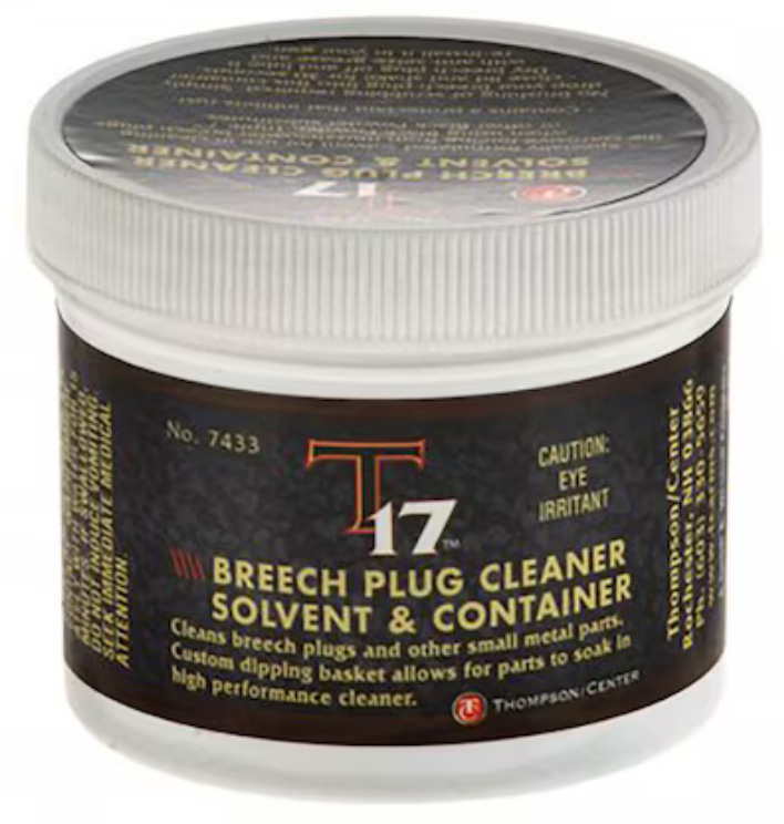 T17 breech plug cleaner solvent container jar