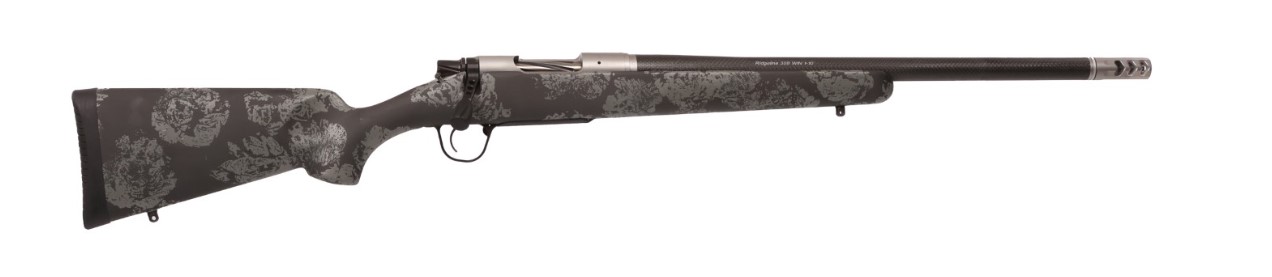Bolt-action rifle with camouflage stock