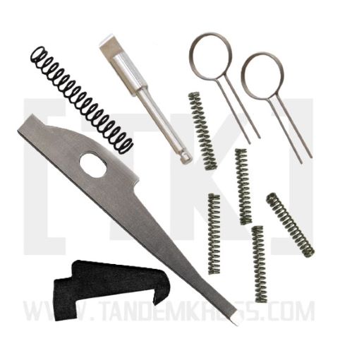 Small metal firearm parts and springs set
