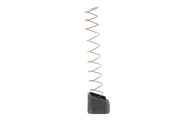 Metal magazine spring with base plate