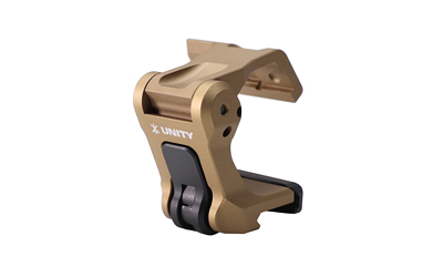 Tan tactical mount bracket with hinge mechanism