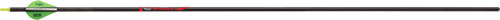 Black fishing rod with green center label