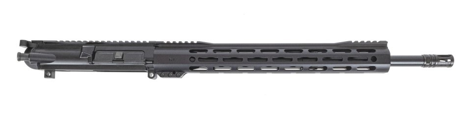 AR-style rifle upper receiver assembly isolated