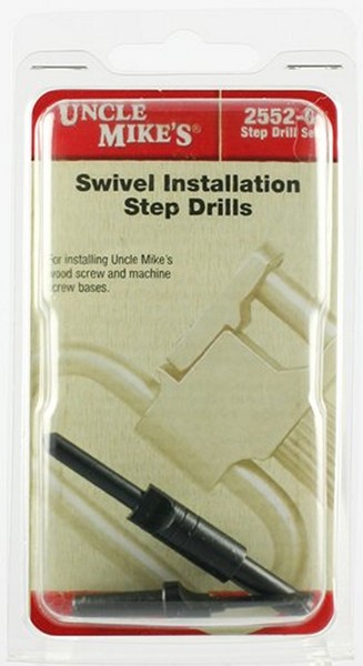 Uncle Mike's swivel installation step drill set