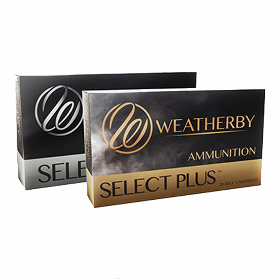 Weatherby Select Plus ammunition boxes