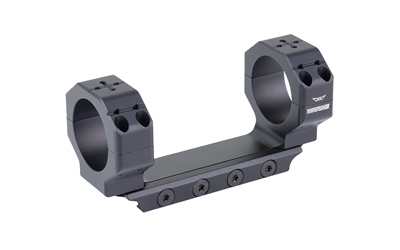 Black dual-ring rifle scope mount