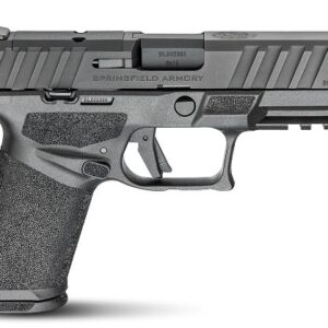 Black Springfield Armory semi-automatic handgun side view