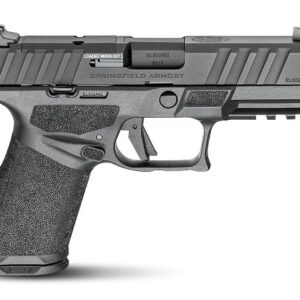 Black Springfield Armory semi-automatic handgun side view