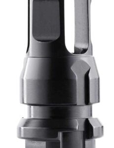 Metal drill bit adapter on white background