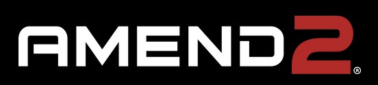 AMEND2 logo with red number 2