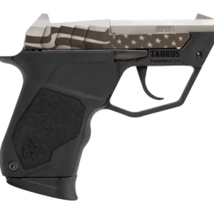 Compact Taurus .22 LR pistol with American flag slide