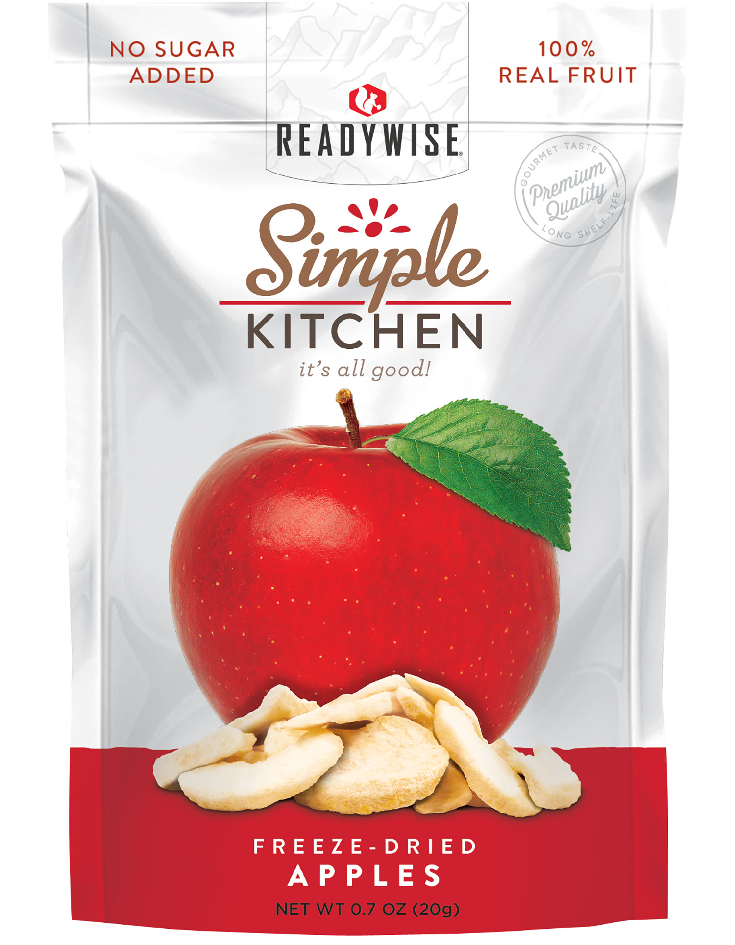 ReadyWise Simple Kitchen freeze-dried apples package