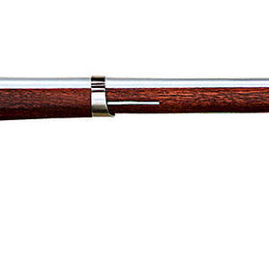 Antique flintlock musket with wooden stock