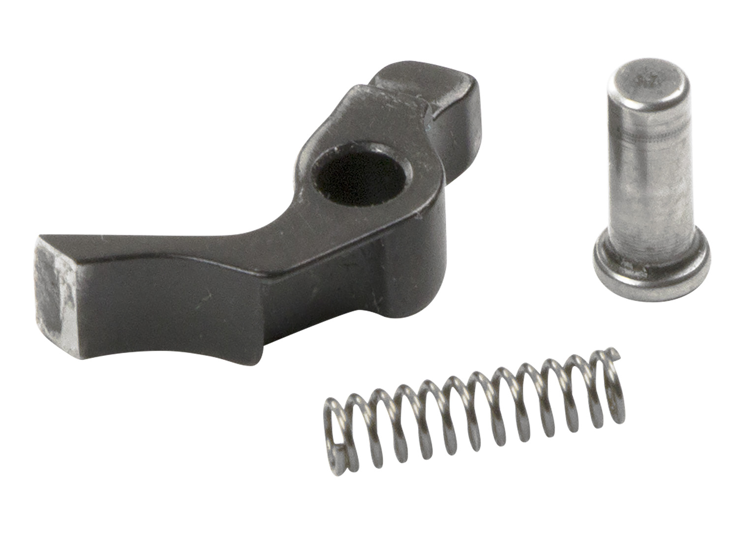 Metal lever, pin, and coil spring components