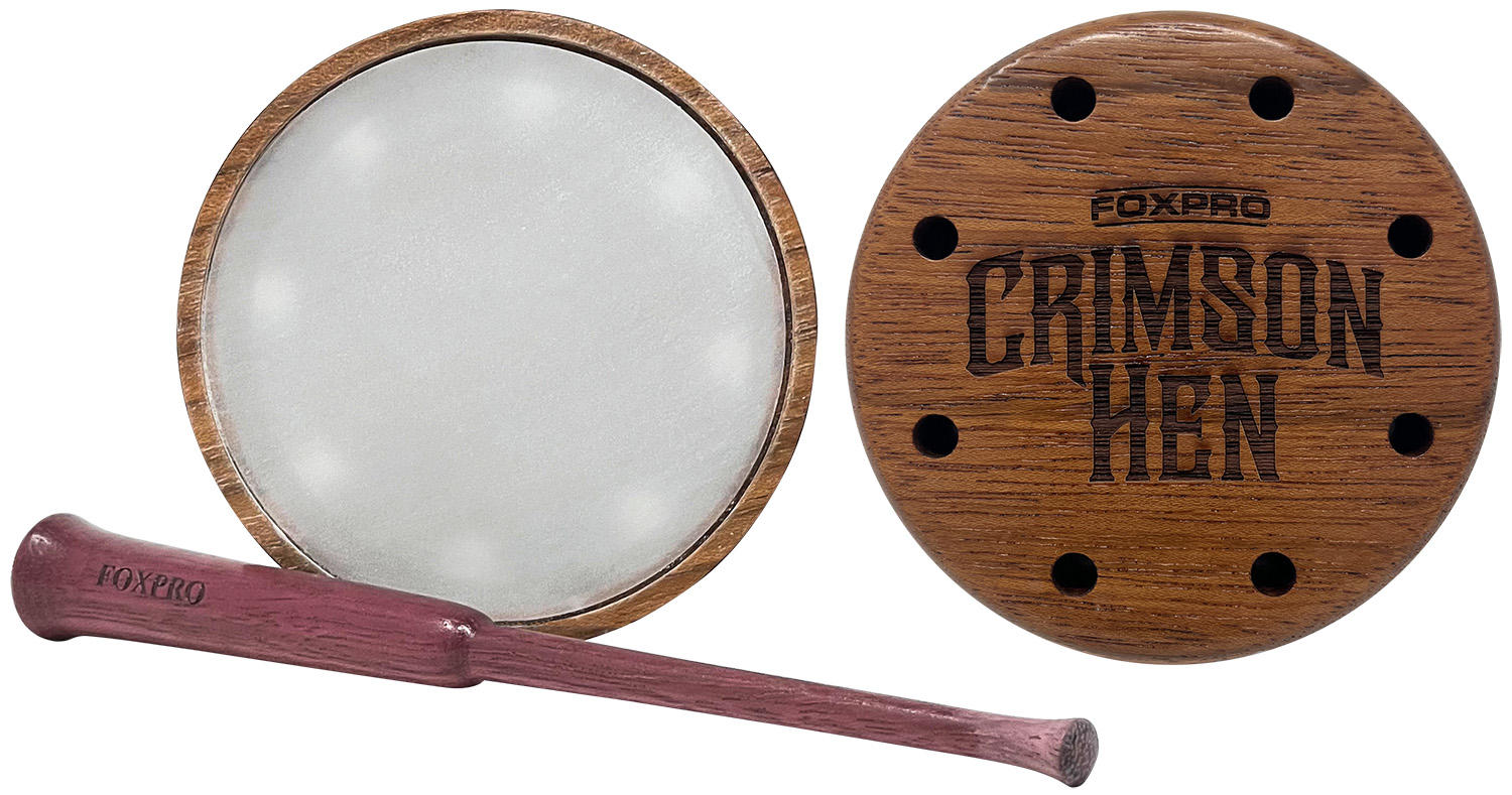 FoxPro Crimson Hen turkey pot call and striker