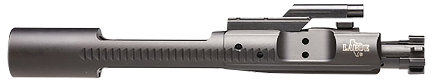 Close-up of firearm bolt carrier assembly