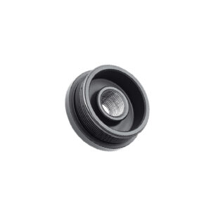 Black threaded metal adapter ring