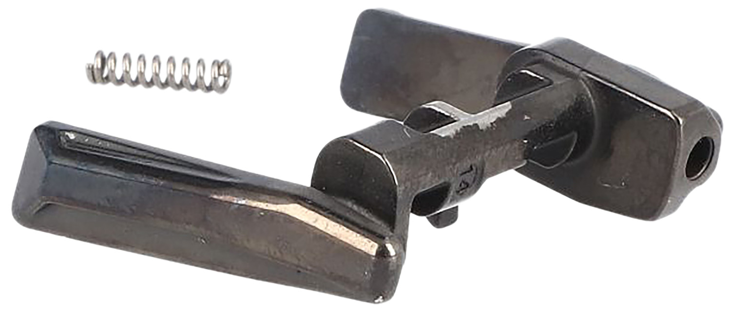 Metal latch mechanism with small coil spring
