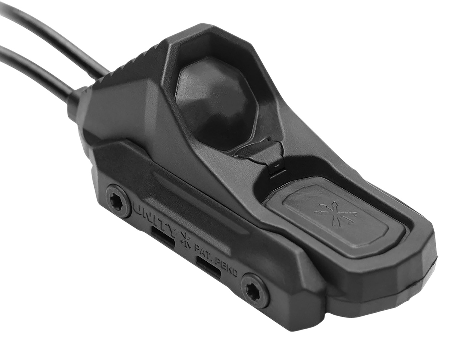 Black ATV heated grip controller with button