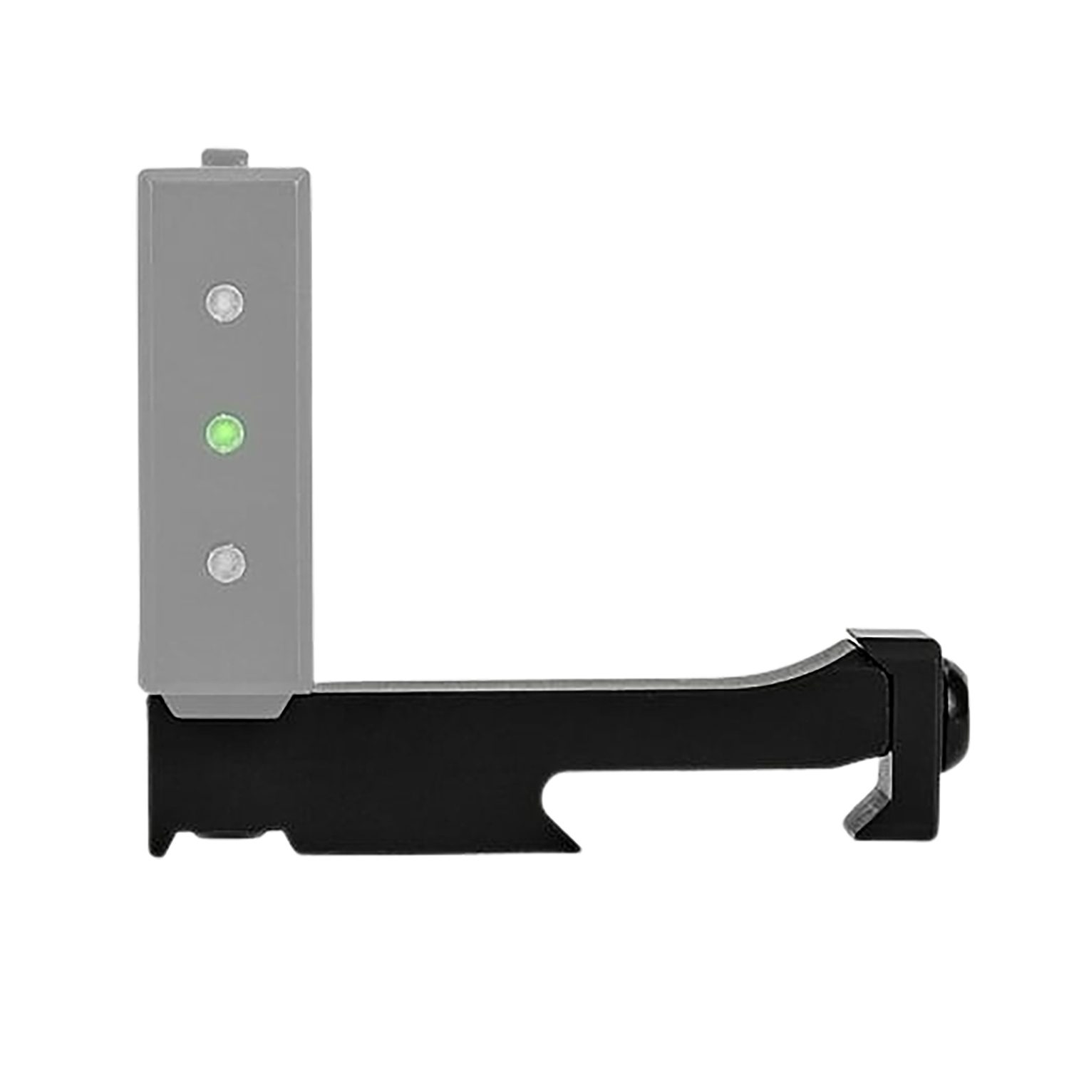Electronic sensor with green LED on bracket