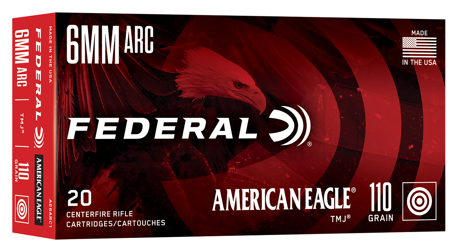 Federal American Eagle 6mm ARC ammunition box