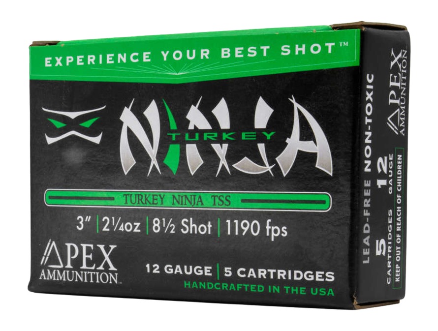 Box of Apex Turkey Ninja shotgun shells