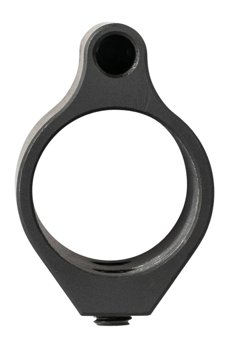 Black metal ring mount with threaded base