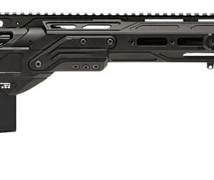 Modern bolt-action rifle with tactical chassis