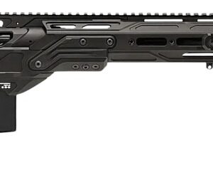 Modern tactical sniper rifle isolated on white