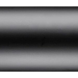 Black cylindrical metal tool with hex ends
