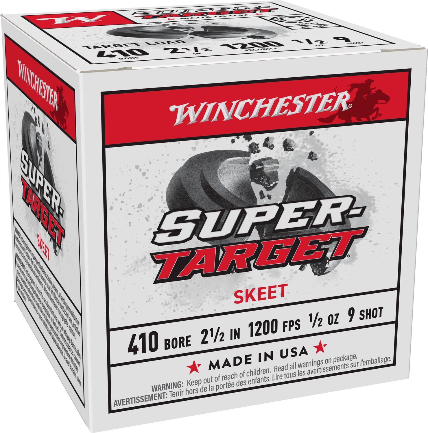 Winchester Super-Target Skeet .410 bore ammunition box