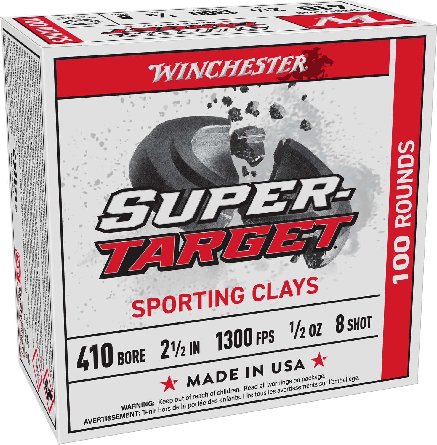 Winchester Super-Target 410 bore ammunition box