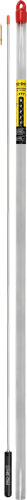 Telescopic extension pole with red locking cap