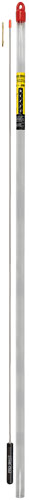 Telescopic voltage detector pole with red cap