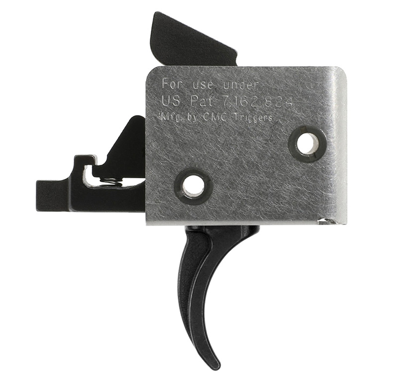 Close-up of firearm trigger assembly component