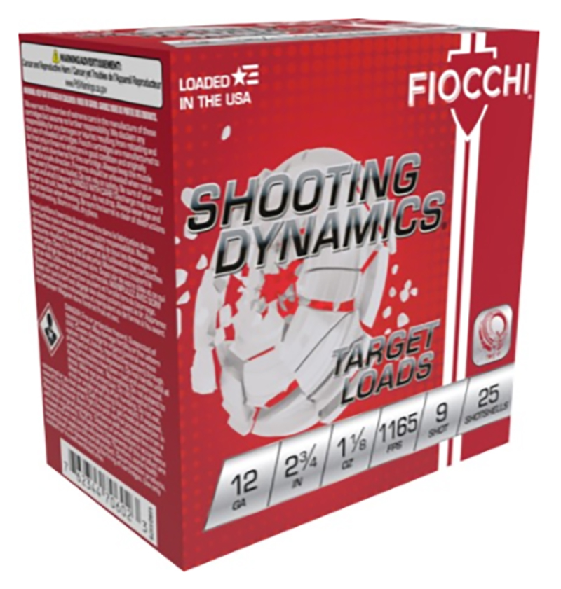 Fiocchi Shooting Dynamics 12-gauge target loads box