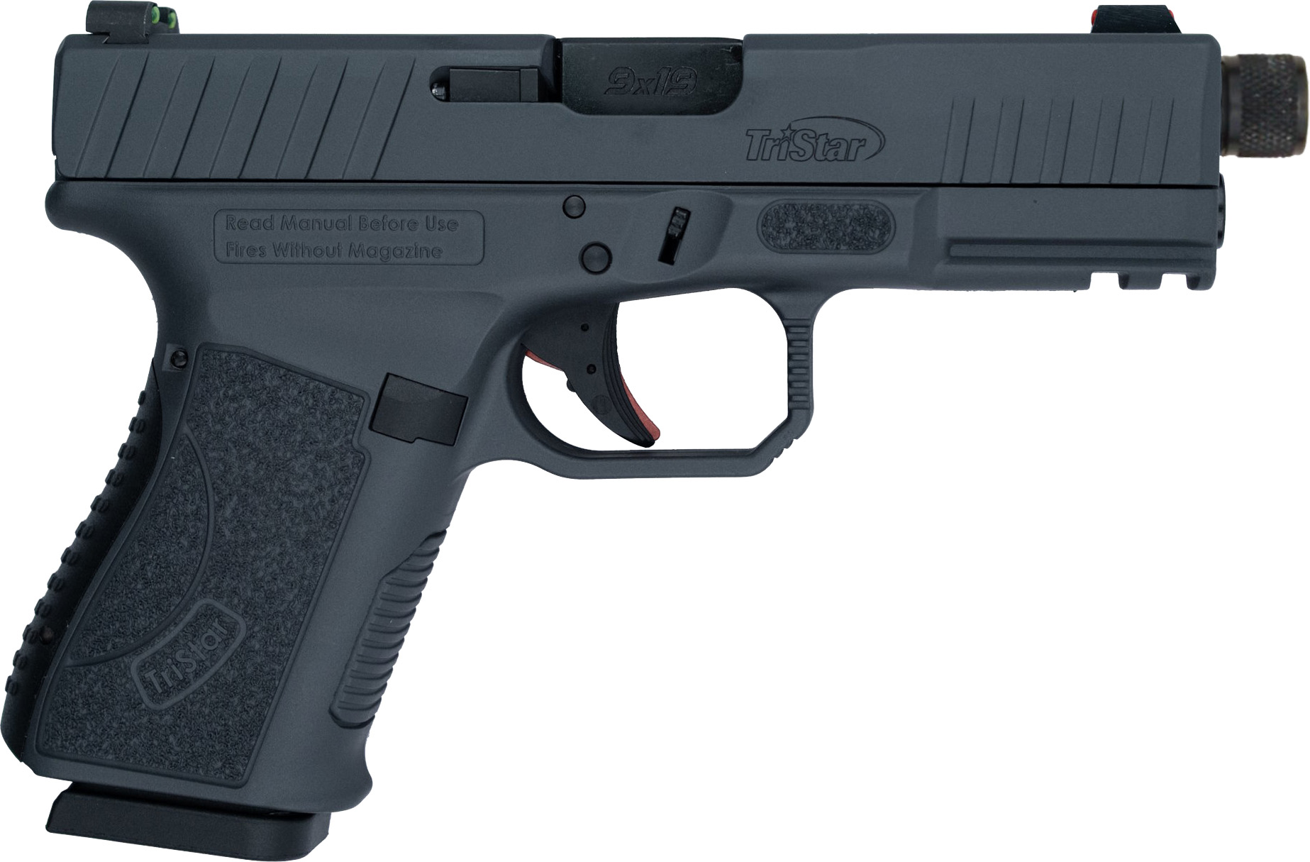 TriStar GX4s semi-automatic handgun on white background