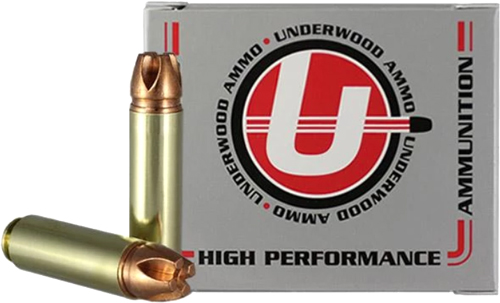 Underwood Ammo box and hollow-point cartridges