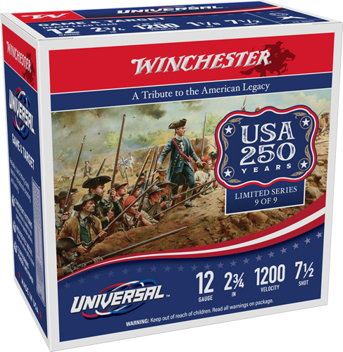 Winchester USA 250 Years shotgun shell box