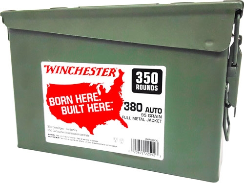 Winchester 380 Auto ammo can, 350 rounds